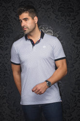 Polo pour homme par Au Noir | ASHER Blanc | Machemise.ca, inventaire complet de la marque Au Noir