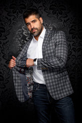 Veston pour homme par Au Noir | BATEMAN Anthracite | Machemise.ca, inventaire complet de la marque Au Noir