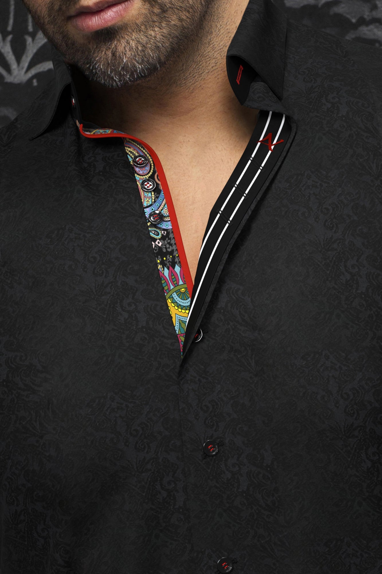 Chemise manches longues pour homme par Au Noir | CAPELLA Noir | Machemise.ca, inventaire complet de la marque Au Noir