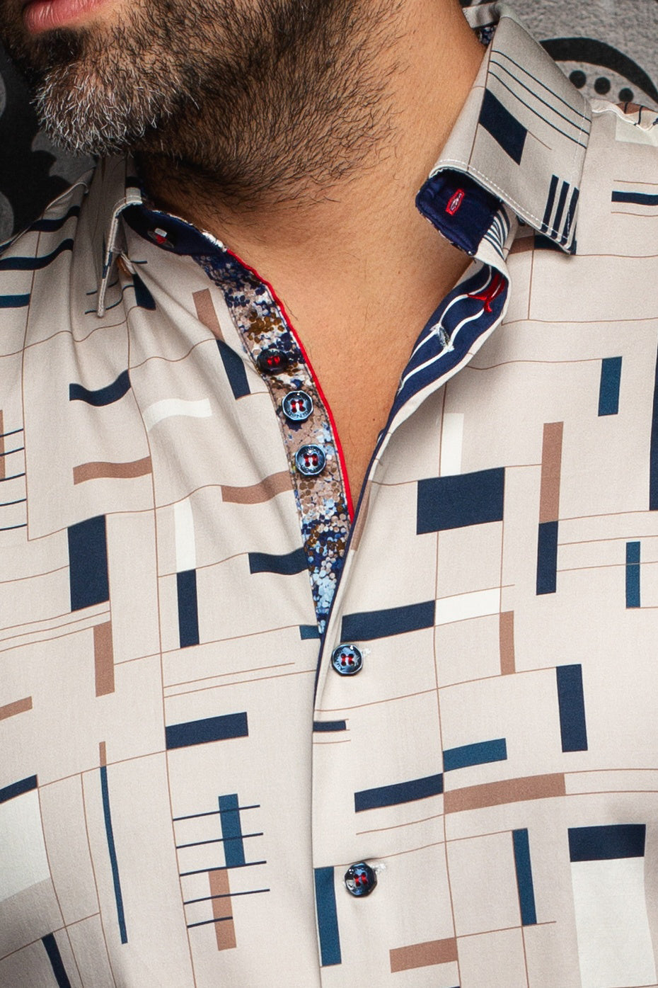 Chemise manches longues pour homme par Au Noir | ECHELON Pierre | Machemise.ca, inventaire complet de la marque Au Noir