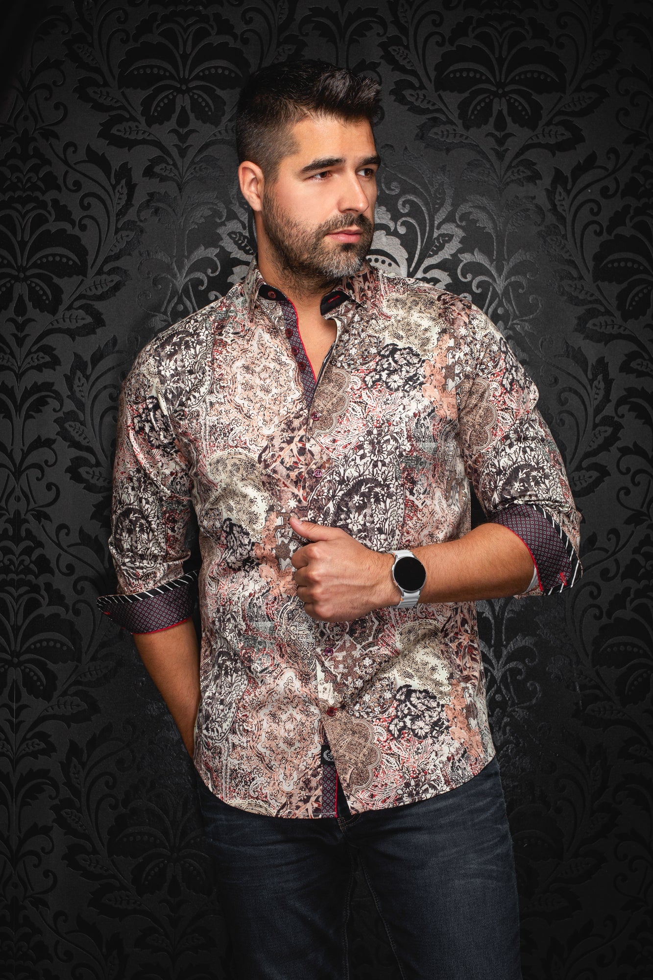 Chemise manches longues pour homme par Au Noir | INDORE Pierre | Machemise.ca, inventaire complet de la marque Au Noir