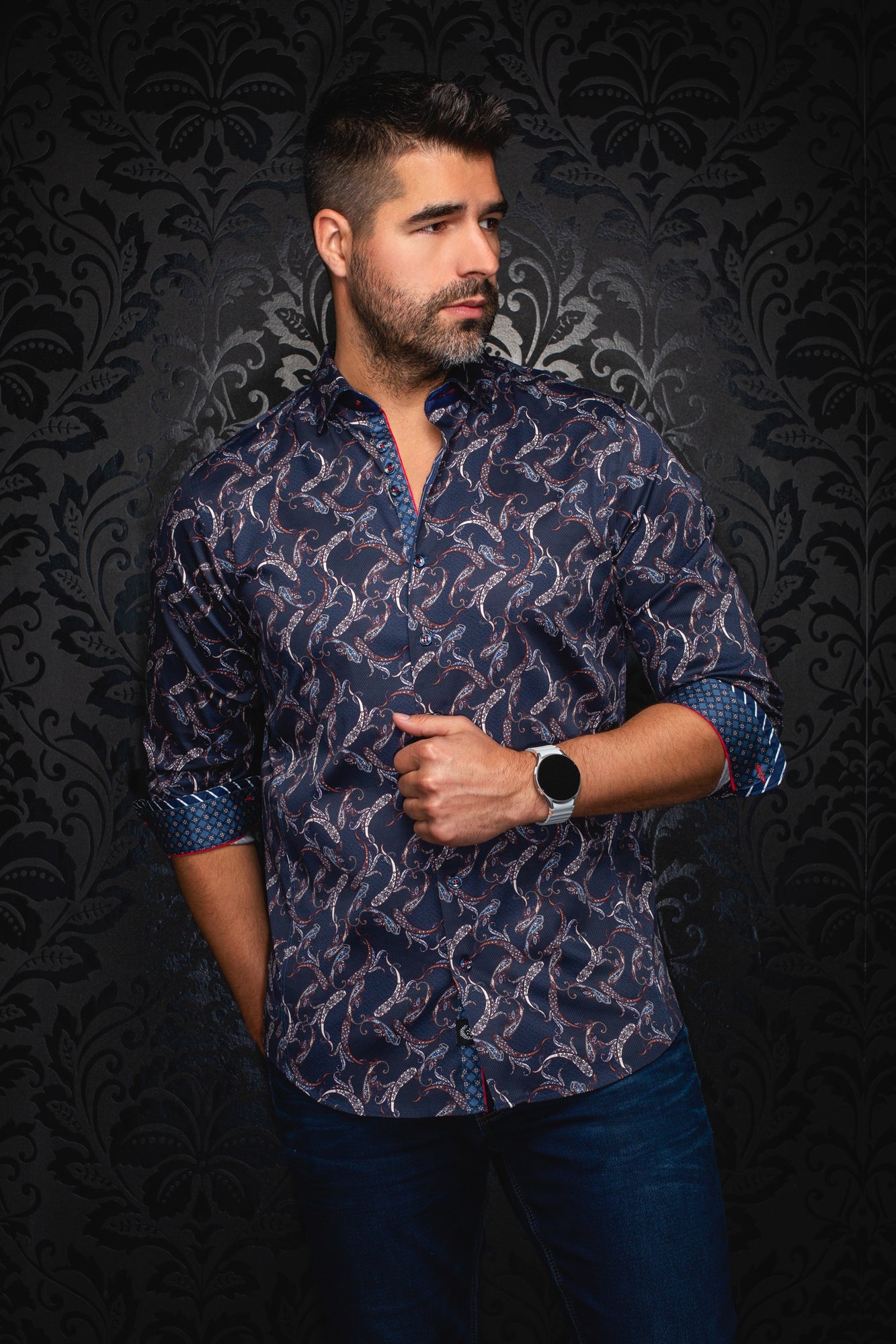 Chemise manches longues pour homme par Au Noir | MIRAGE Marine | Machemise.ca, inventaire complet de la marque Au Noir