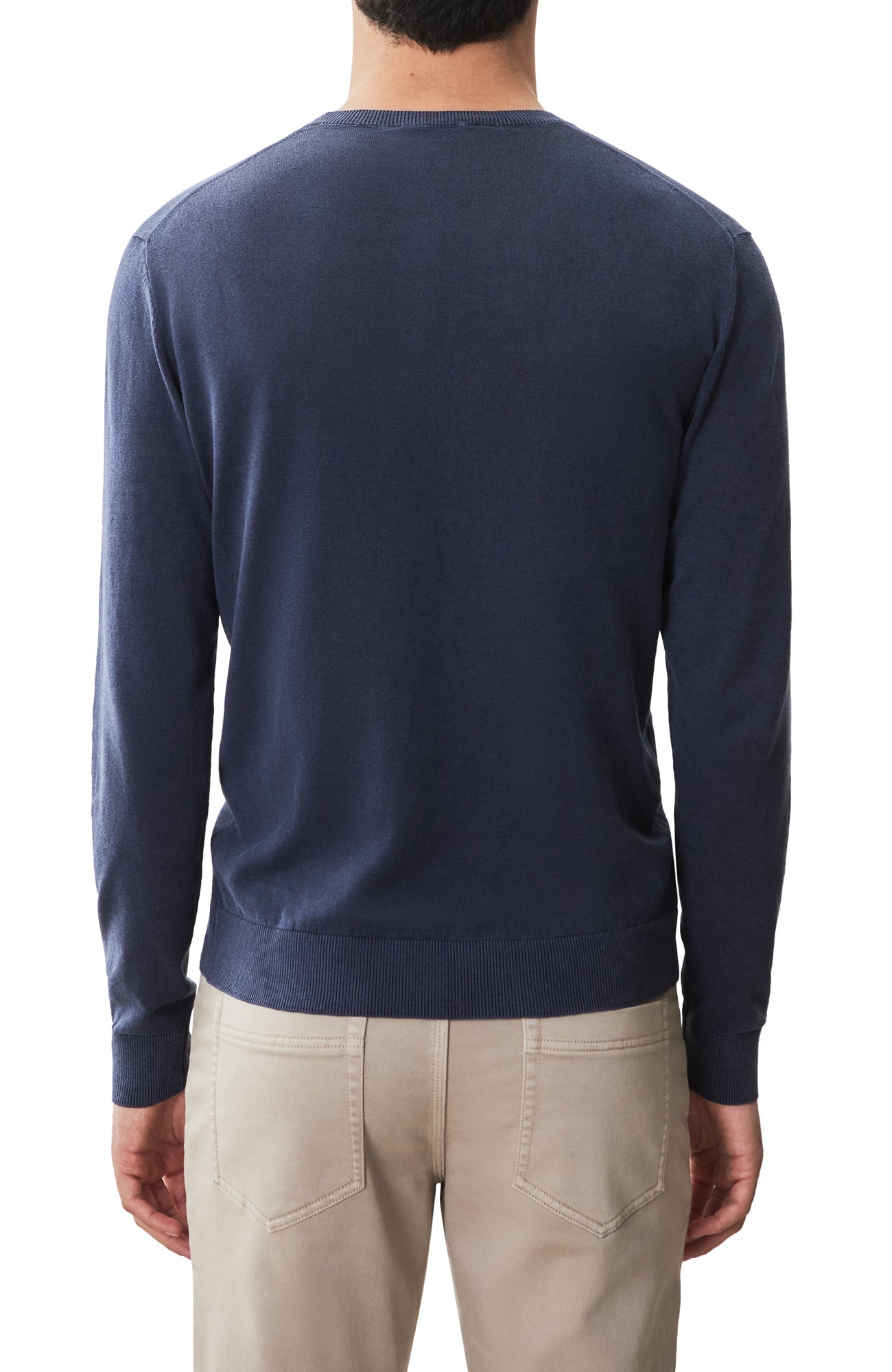 Chandail manches longues pour homme par Robert Barakett | RB51199 Nordic Bleu Marine | Machemise.ca, vêtements mode pour hommes