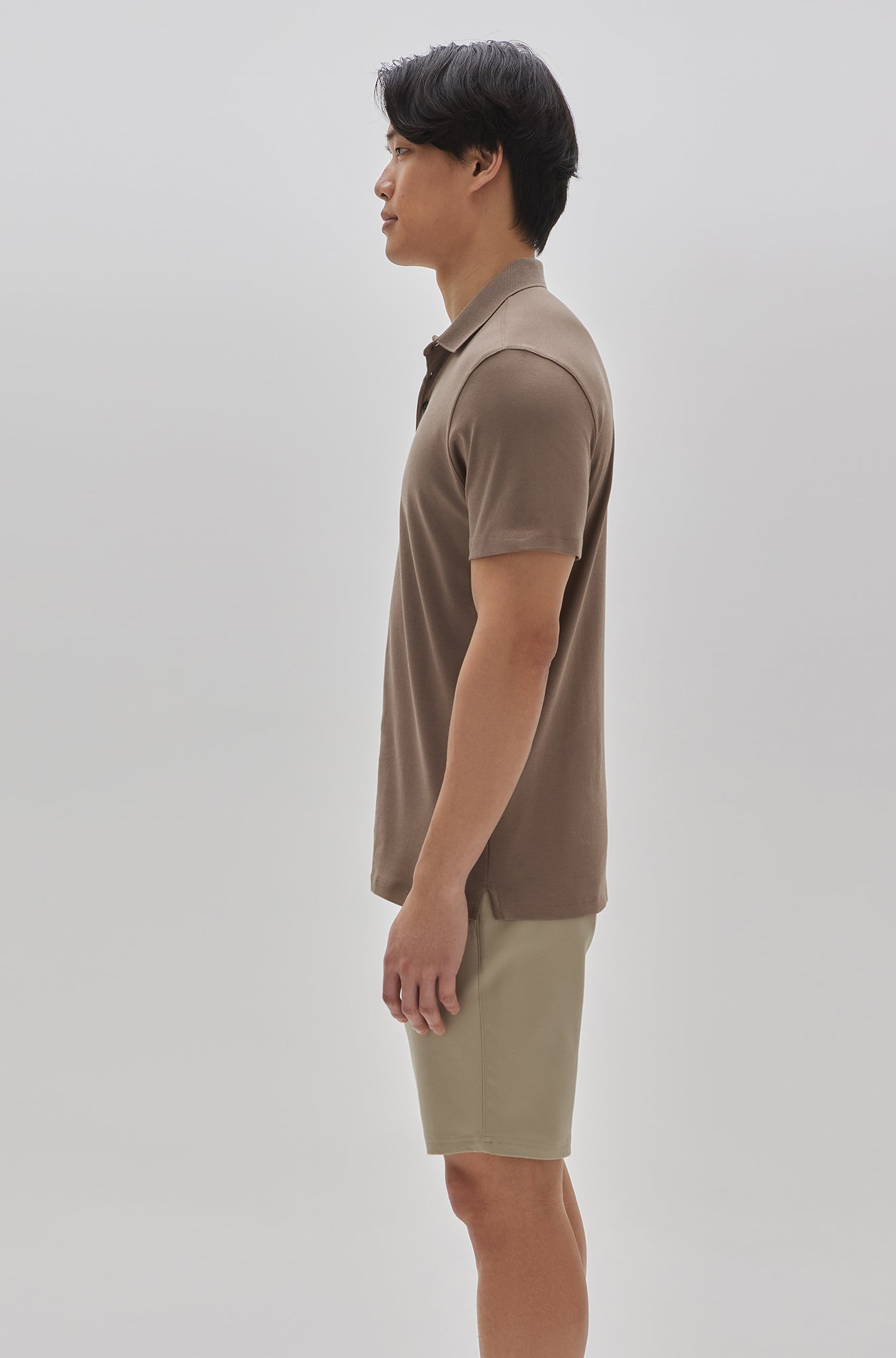 Polo col ouvert pour homme par Robert Barakett | Georgia RB11016 Café | Boutique Vvög, vêtements mode pour homme et femme