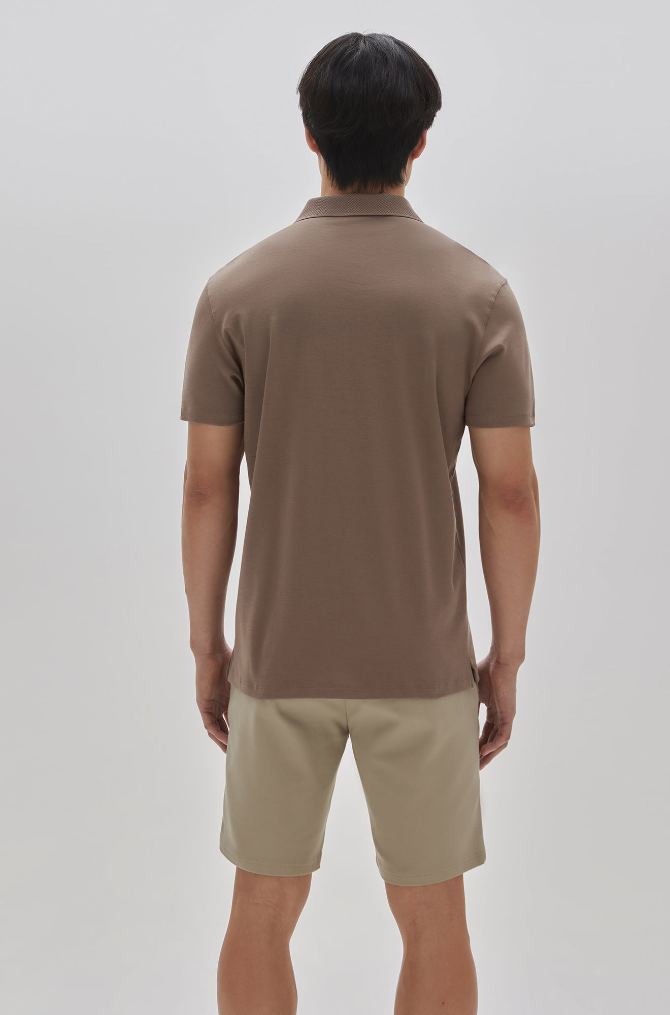 Polo col ouvert pour homme par Robert Barakett | Georgia RB11016 Café | Boutique Vvög, vêtements mode pour homme et femme