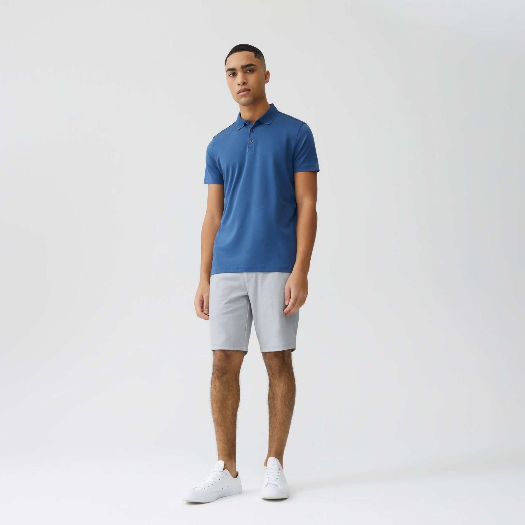 Polo col ouvert pour homme par Robert Barakett | Georgia RB11016 Poséidon | Boutique Vvög, vêtements mode pour homme et femme