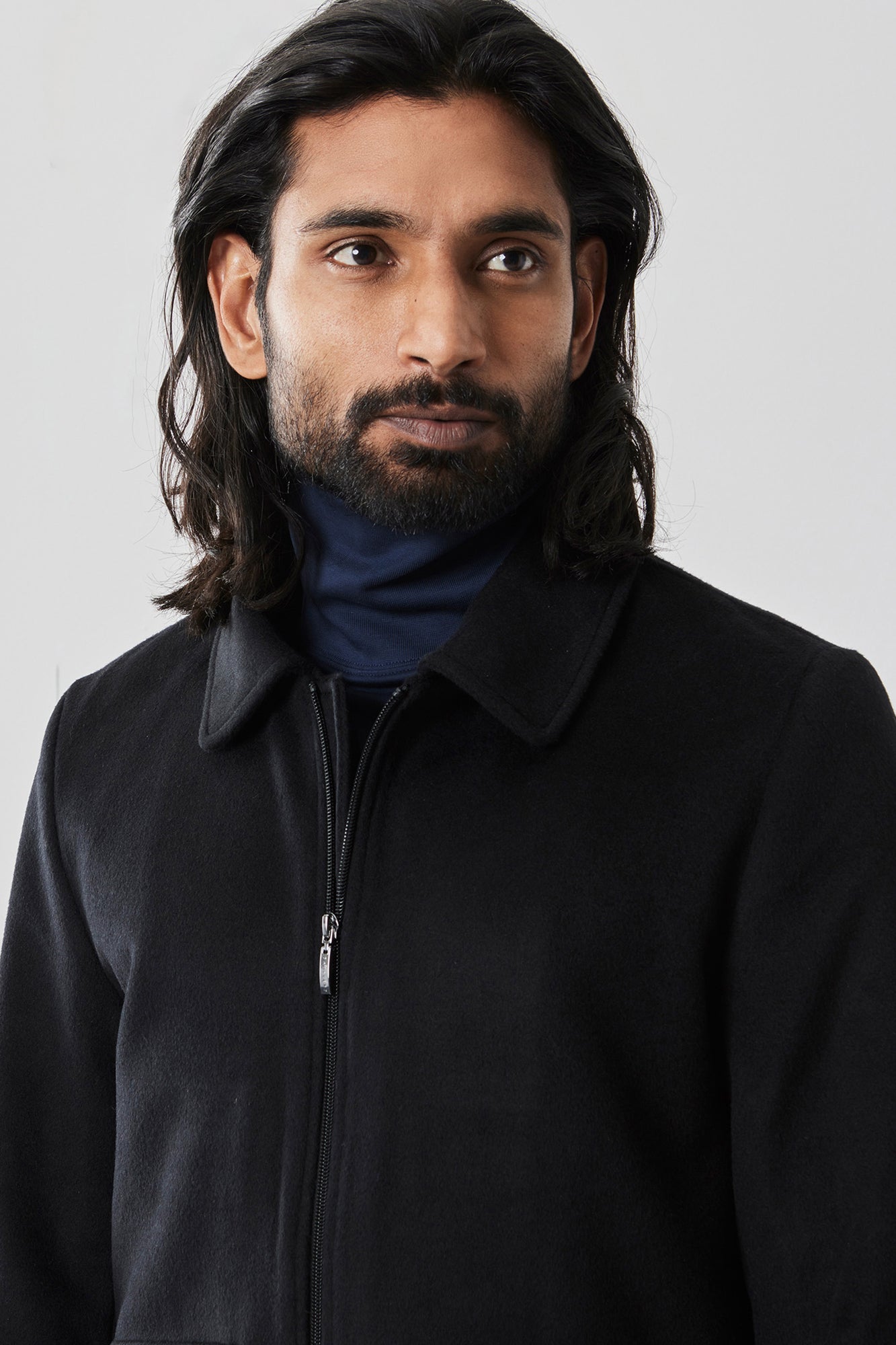 Veste en laine pour homme par Robert Barakett | Anakin RB22201 Noir | Machemise.ca, vêtements mode pour hommes