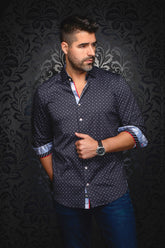 Chemise manches longues en Knit pour homme par Au Noir | STARSCREAM Noir | Machemise.ca, inventaire complet de la marque Au Noir