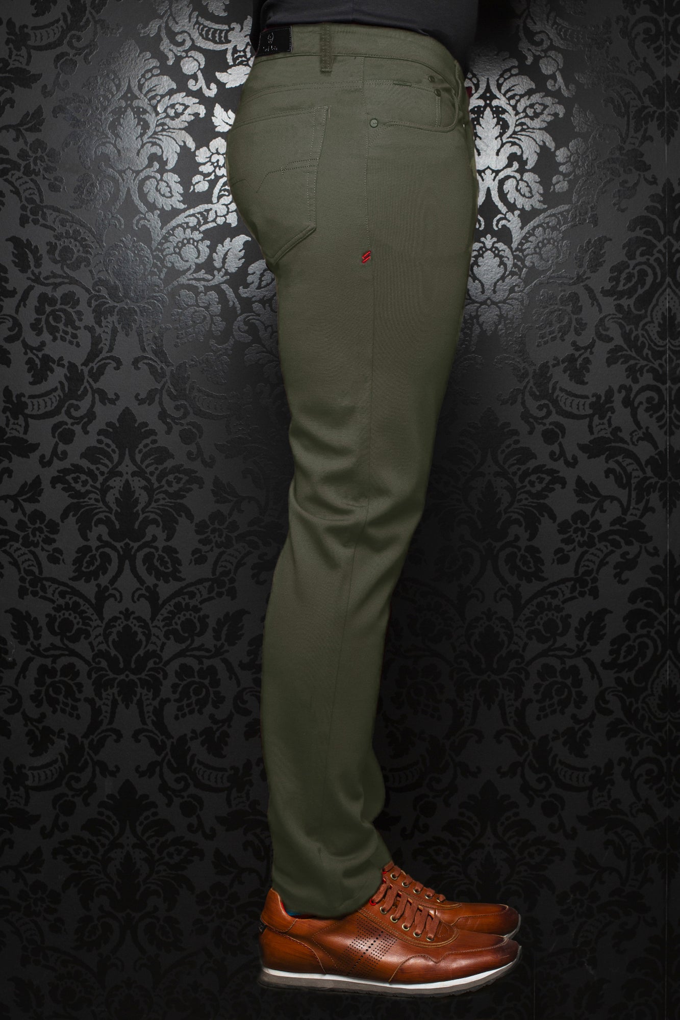 Pantalon pour homme par Au Noir | WINCHESTER Olive Foncé | Machemise.ca, inventaire complet de la marque Au Noir