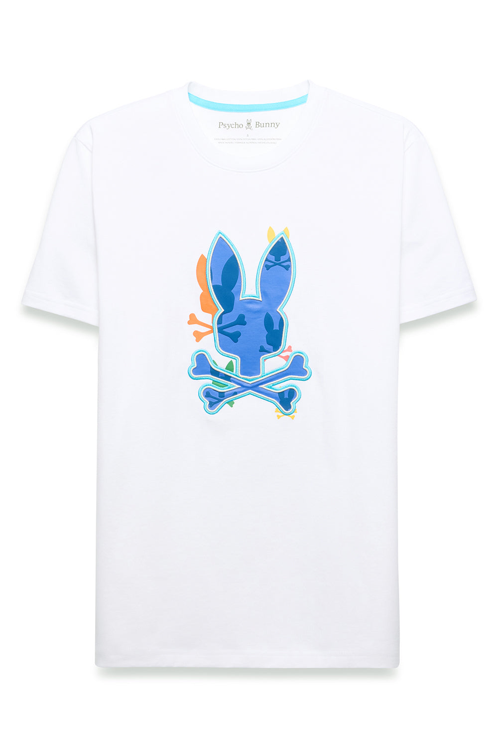 T-Shirt pour homme par Psycho Bunny | MT0200279 Blanc | Machemise.ca, vêtements mode pour hommes