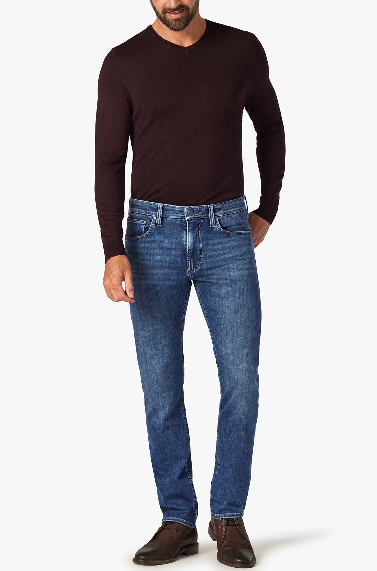 Jeans pour homme par 34 Heritage | Cool/H001014-81799 Mi Brossé Raffiné/Mid Brushed Refined | Machemise.ca, vêtements mode pour hommes