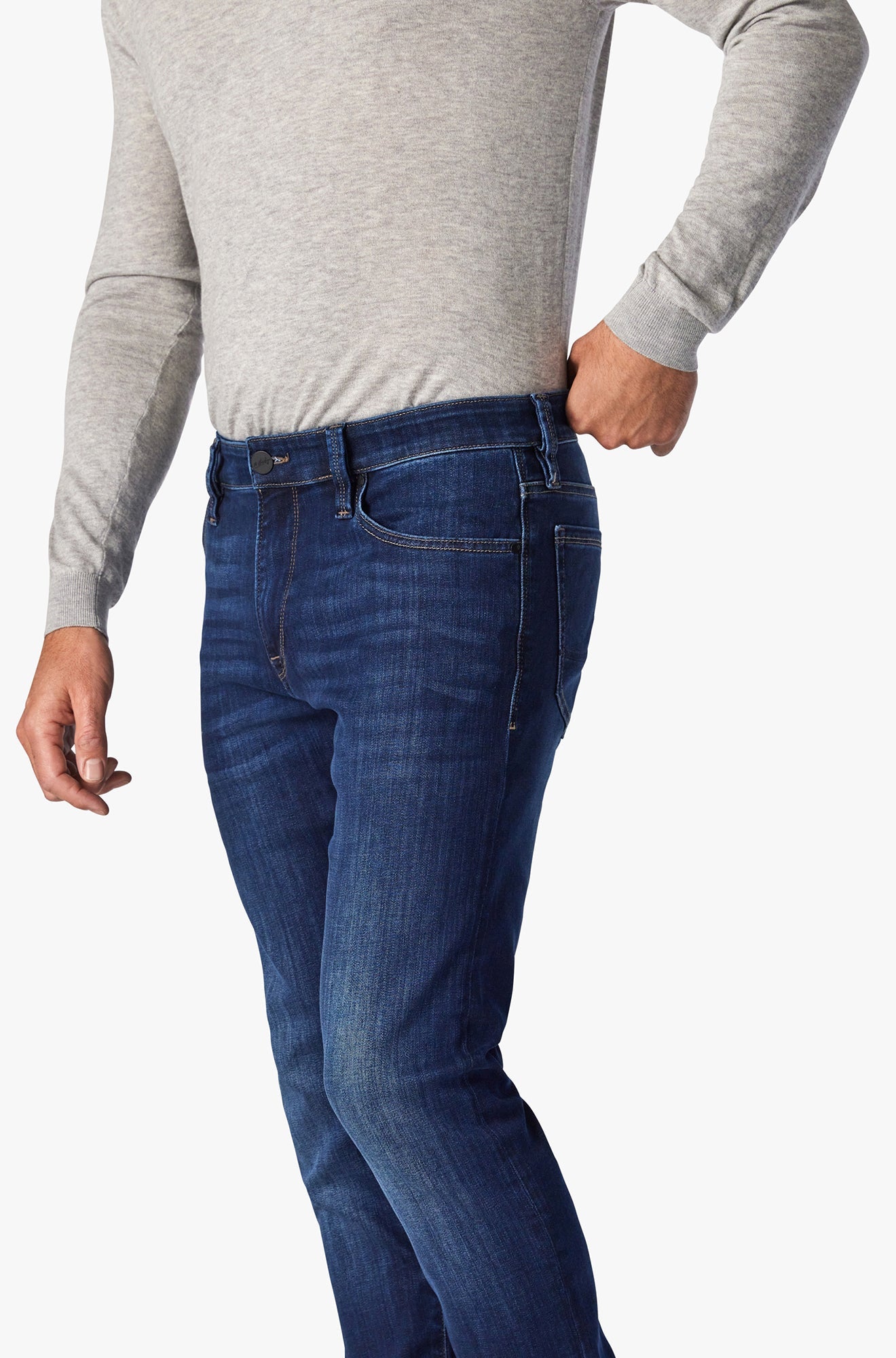 Jeans pour homme par 34 Heritage | Calm/H001018-22056 Tencel Profond/Deep Tencel | Machemise.ca, vêtements mode pour hommes