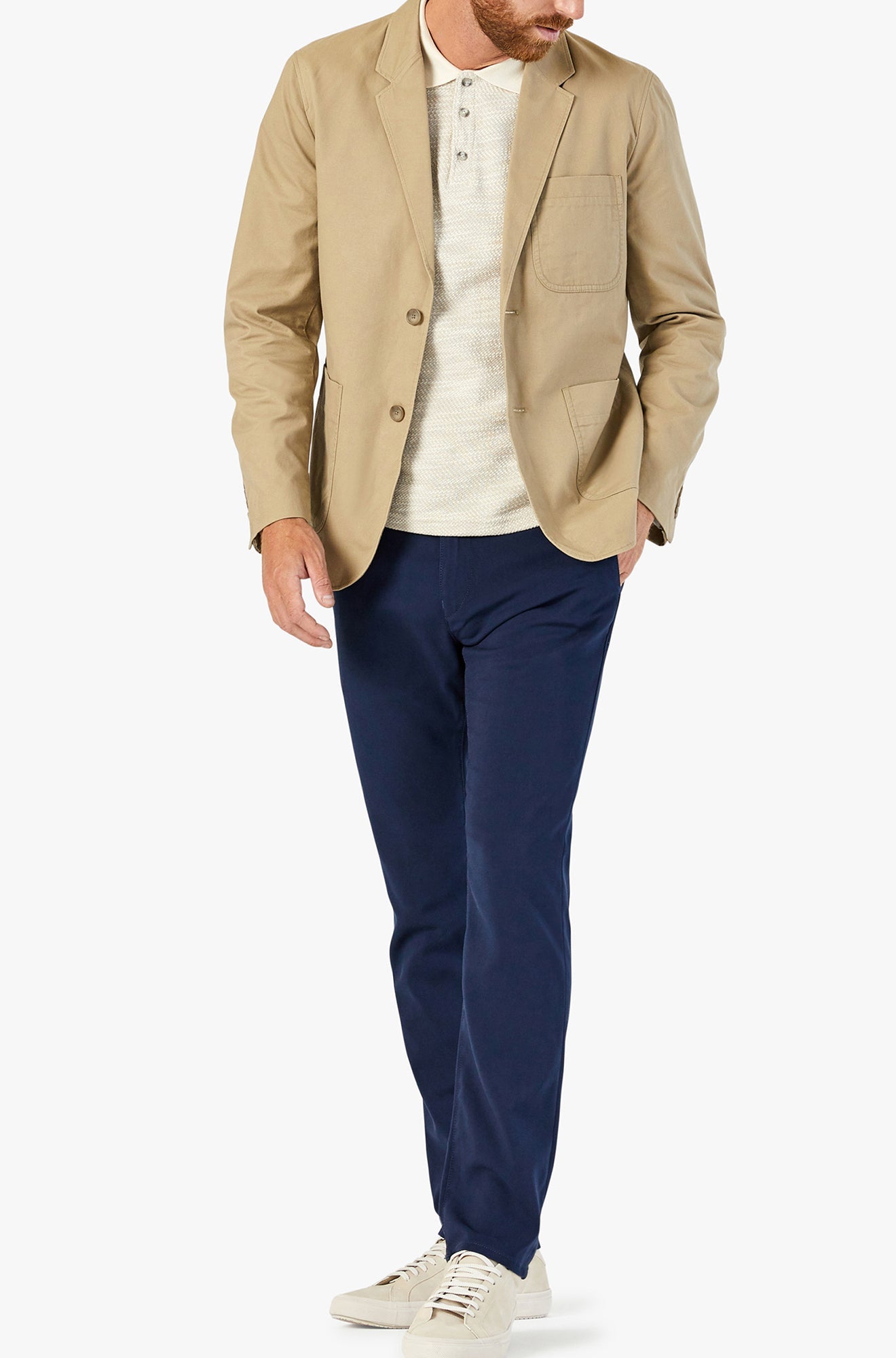 Chino pour homme par 34 Heritage | Verona/H001114-32271 Haut Flyer Marine/Navy High Flyer | Machemise.ca, vêtements mode pour hommes