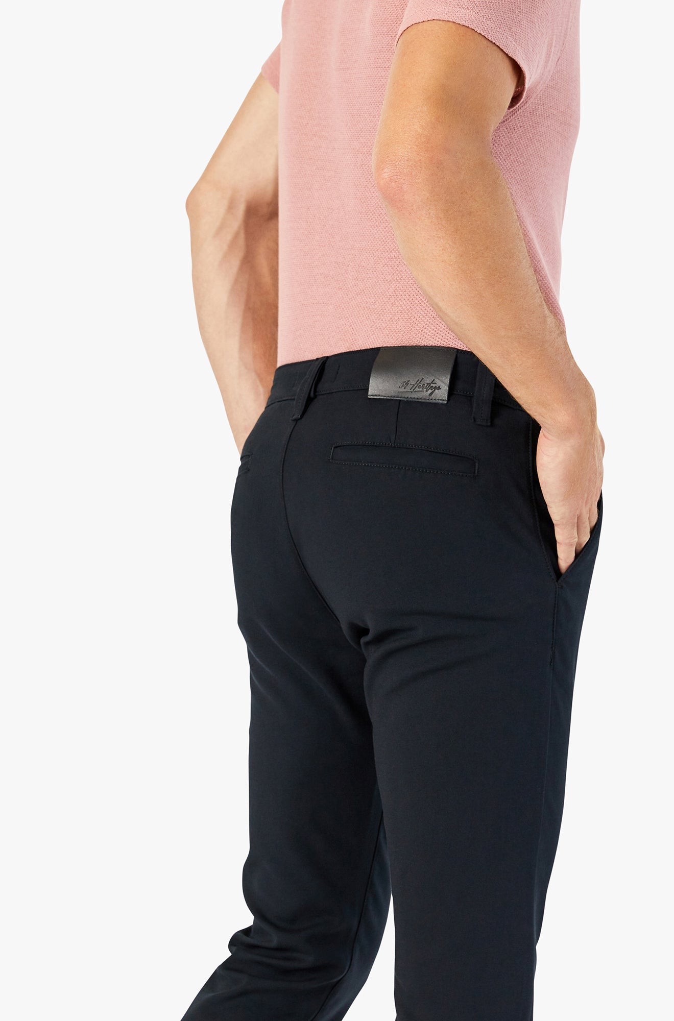 Chino pour homme par 34 Heritage | Verona/H001114-31714 Noir Haut Flyer/Black High Flyer | Machemise.ca, vêtements mode pour hommes