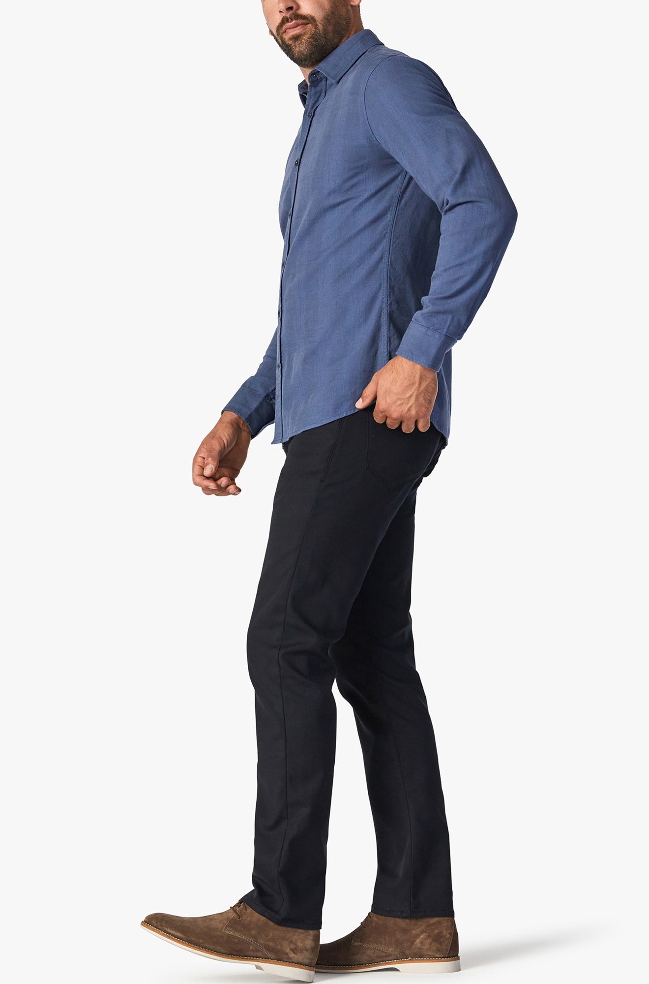 Pantalon pour homme par 34 Heritage | Courage/H0031031714 Noir Haut Flyer/Black High Flyer | Machemise.ca, vêtements mode pour hommes