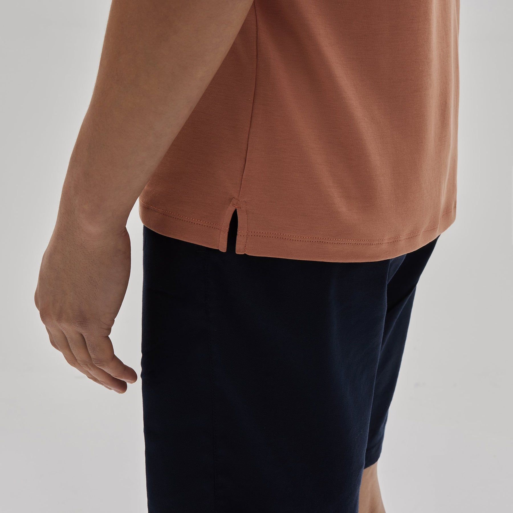 T-Shirt col rond pour homme par Robert Barakett | Georgia 23336 Orange Clair | Machemise.ca, vêtements mode pour hommes