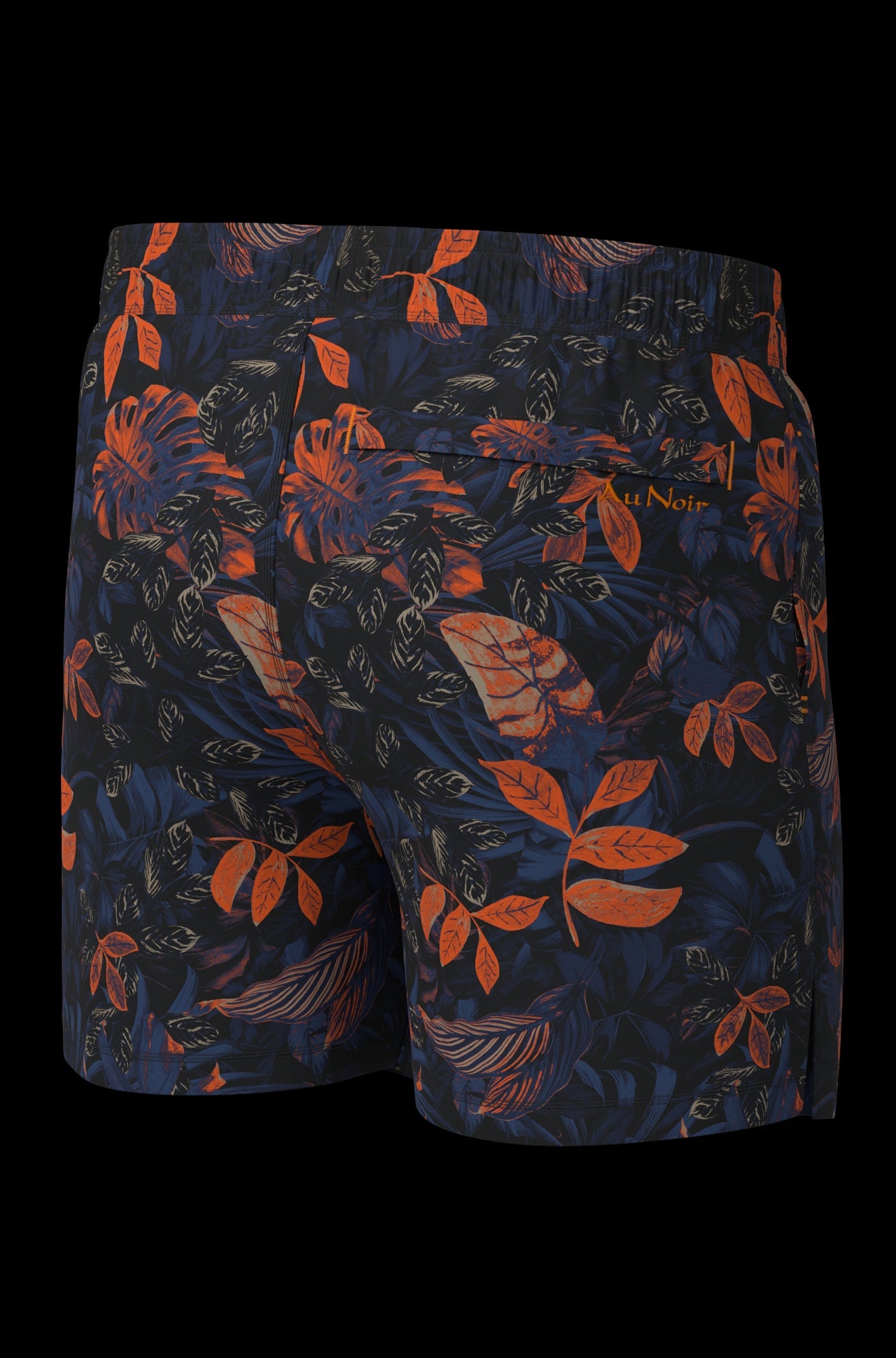 Maillot de bain pour homme par Au Noir | BERNIER Marine Orange | Machemise.ca, inventaire complet de la marque Au Noir