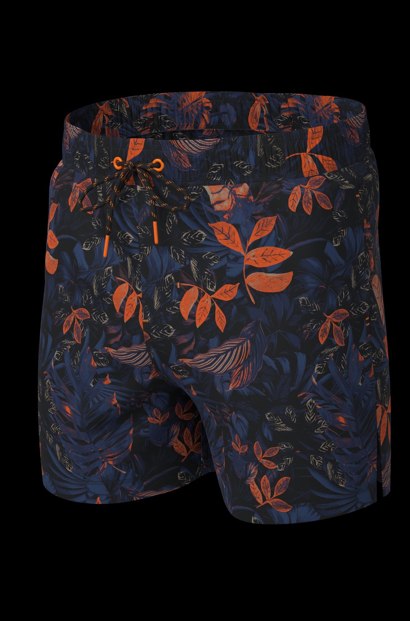 Maillot de bain pour homme par Au Noir | BERNIER Marine Orange | Machemise.ca, inventaire complet de la marque Au Noir