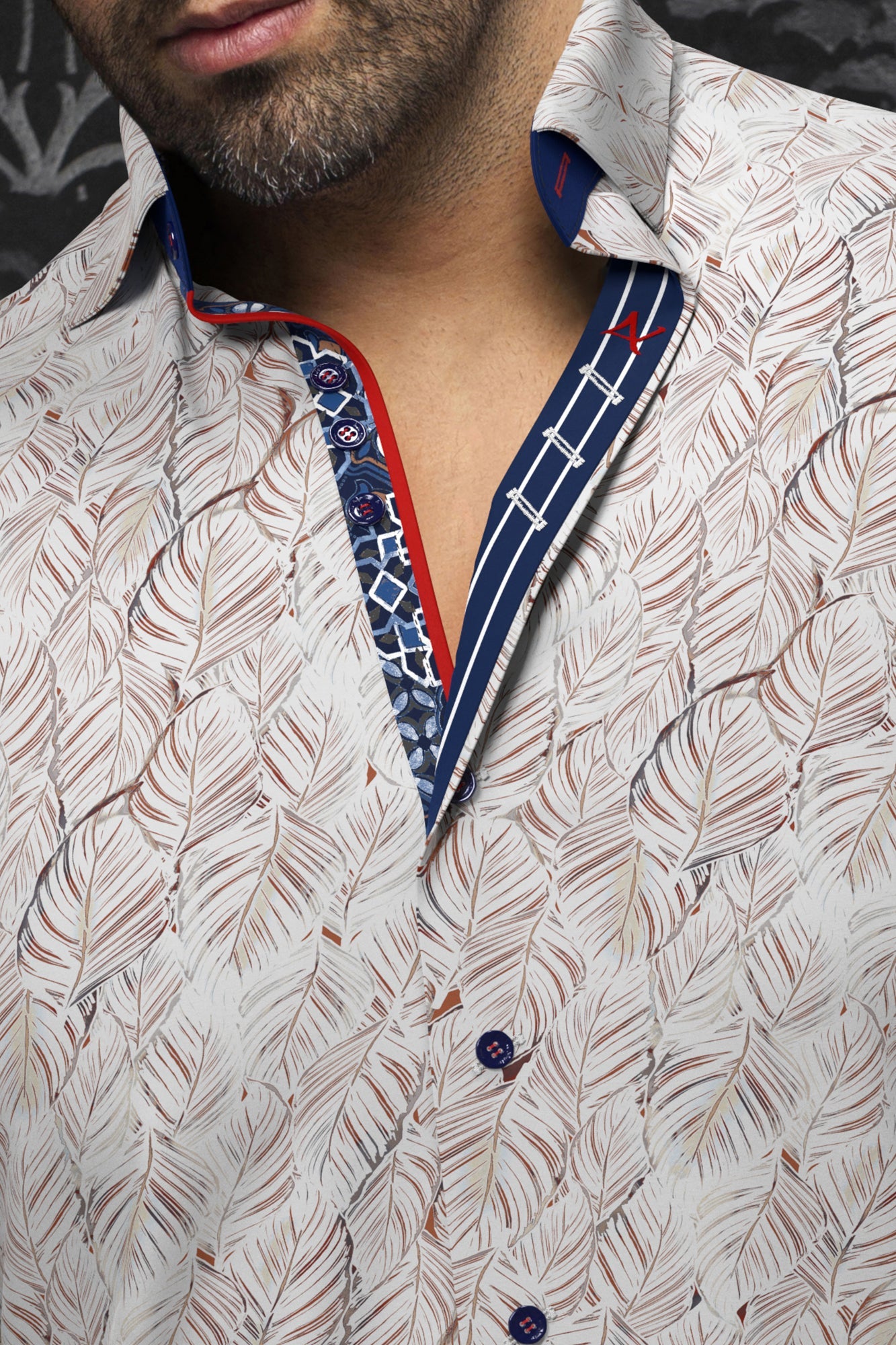 Chemise manches longues pour homme par Au Noir | CANBERRA Pierre | Machemise.ca, inventaire complet de la marque Au Noir