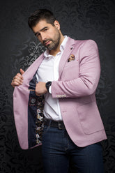 Veston pour homme par Au Noir | HOFFMAN raspberry | Machemise.ca, inventaire complet de la marque Au Noir