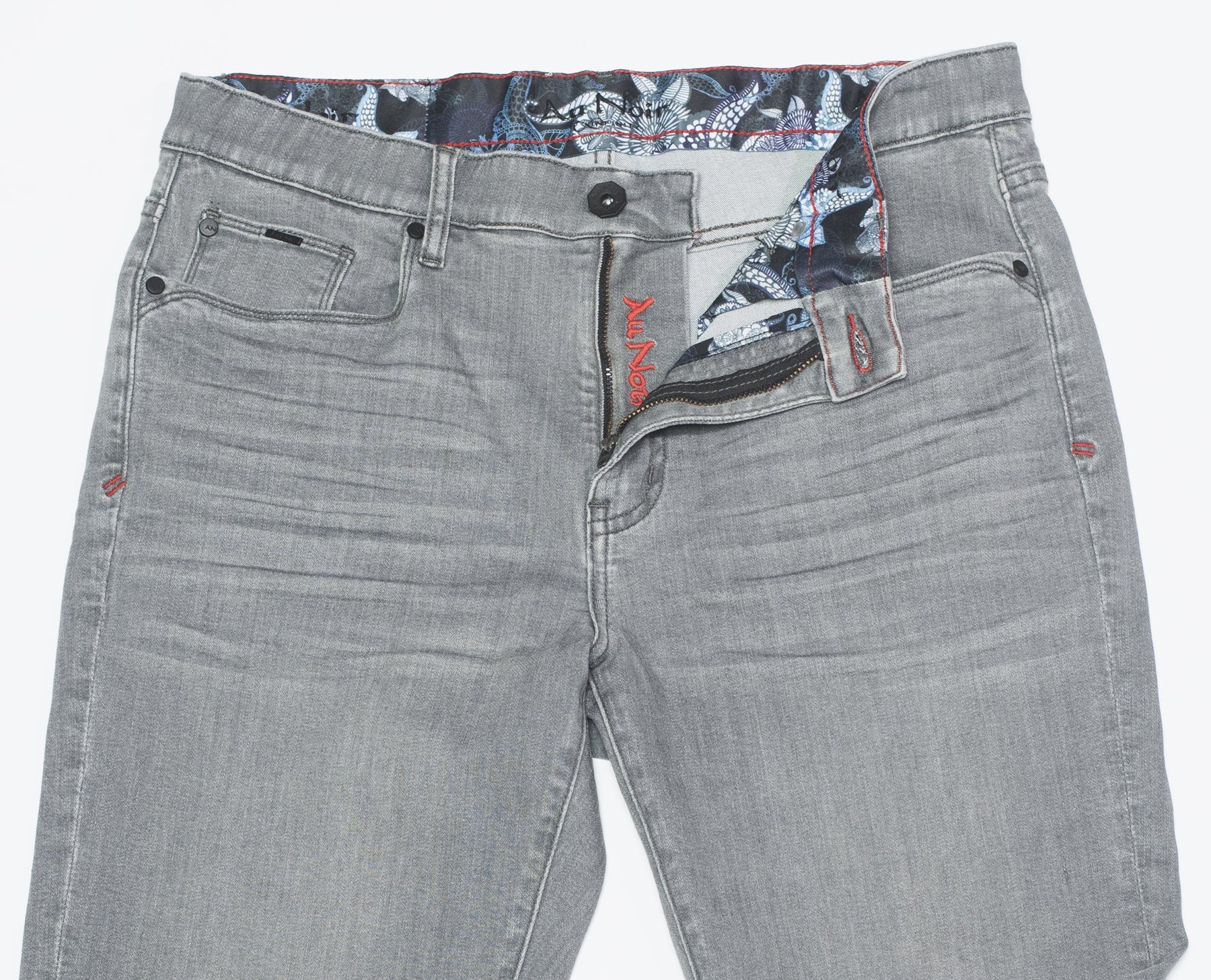 Jeans pour homme par Au Noir | JOHNNY-SRD Gris Clair | Machemise.ca, inventaire complet de la marque Au Noir
