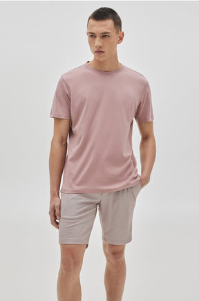 T-Shirt col rond pour homme par Robert Barakett | 23336/Georgia Corail/Coral| Machemise.ca, vêtements mode pour hommes