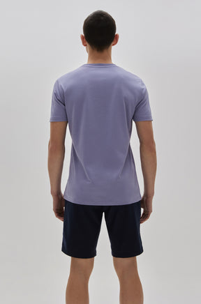 T-Shirt col rond pour homme par Robert Barakett | 23336/Georgia Raisin/Grape| Machemise.ca, vêtements mode pour hommes