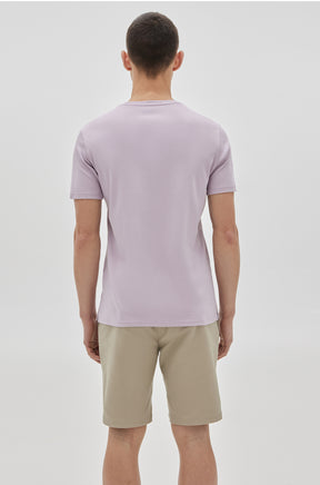 T-Shirt col rond pour homme par Robert Barakett | 23336/Georgia Rose Clair/Light Pink| Machemise.ca, vêtements mode pour hommes