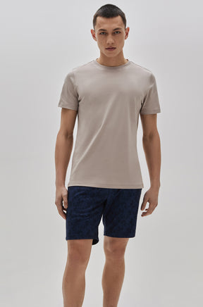 T-Shirt col rond pour homme par Robert Barakett | 23336/Georgia Sable/Sand| Machemise.ca, vêtements mode pour hommes