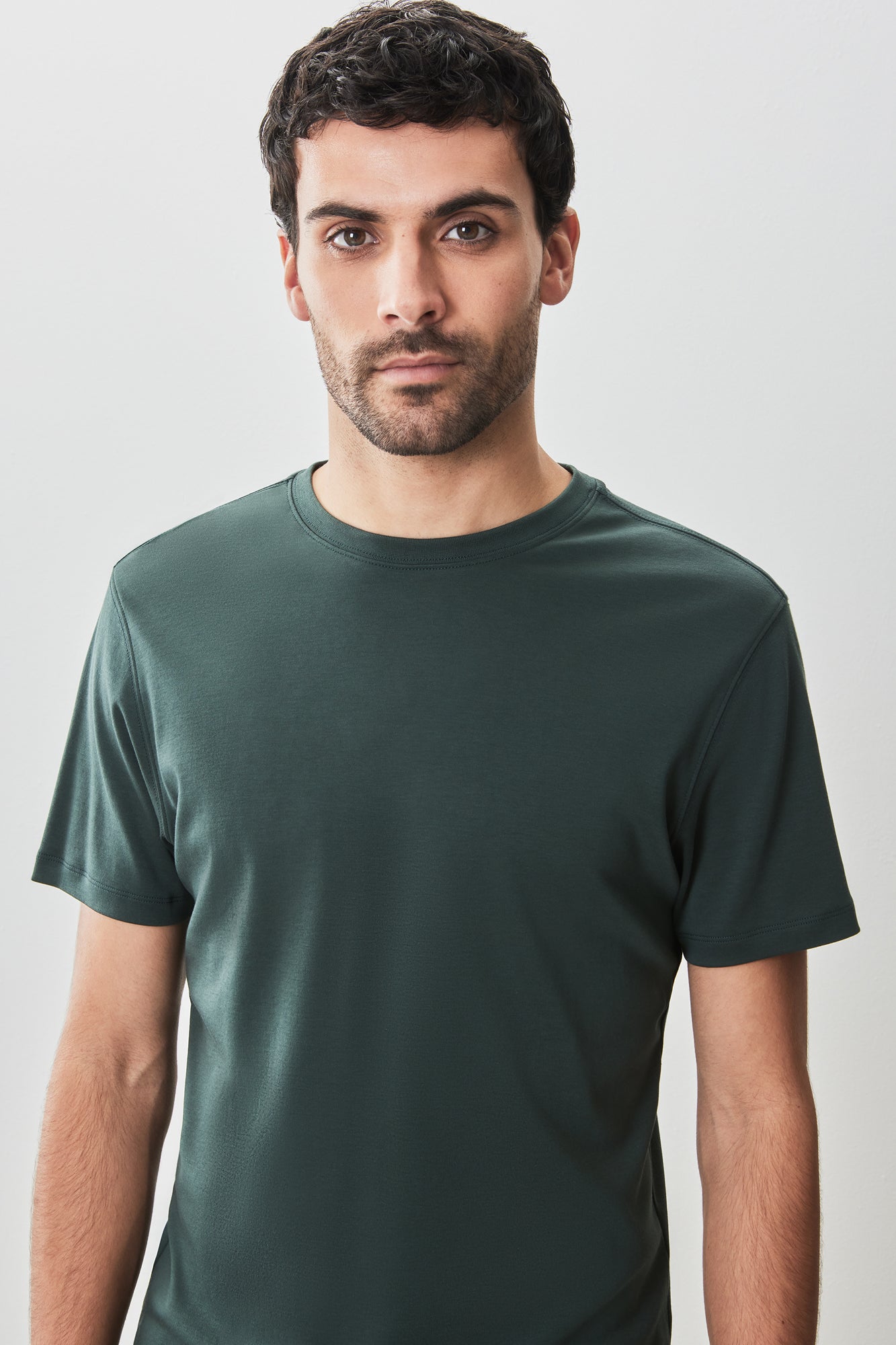 T-shirt à manches courtes pour homme par Robert Barakett | 23336 Georgia Vert Foncé | Machemise.ca, vêtements mode pour hommes