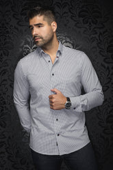 Knit long sleeve shirt for men by Au Noir | ALEXANDER WPC Black | Menshirt.com, complete inventory of the Au Noir brand