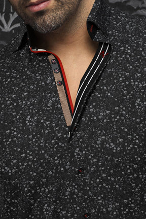 Chemise manches courtes pour homme par Au Noir | ALFIERI(SS) Noir | Machemise.ca, inventaire complet de la marque Au Noir