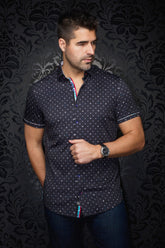 Chemise manches courtes en Knit pour homme par Au Noir | APOLLO(SS) Noir | Machemise.ca, inventaire complet de la marque Au Noir