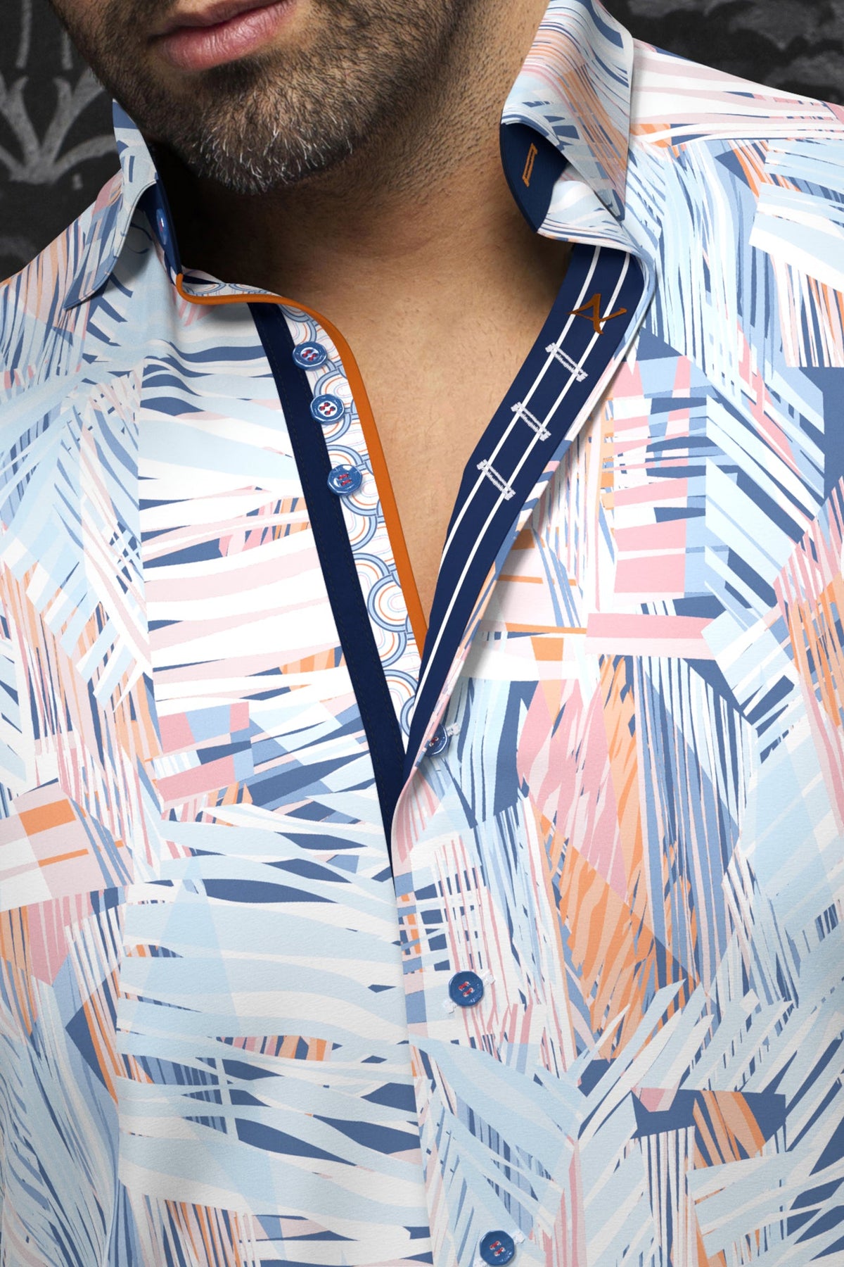 Chemise manches longues pour homme par Au Noir | AVILA Bleu Clair | Machemise.ca, inventaire complet de la marque Au Noir