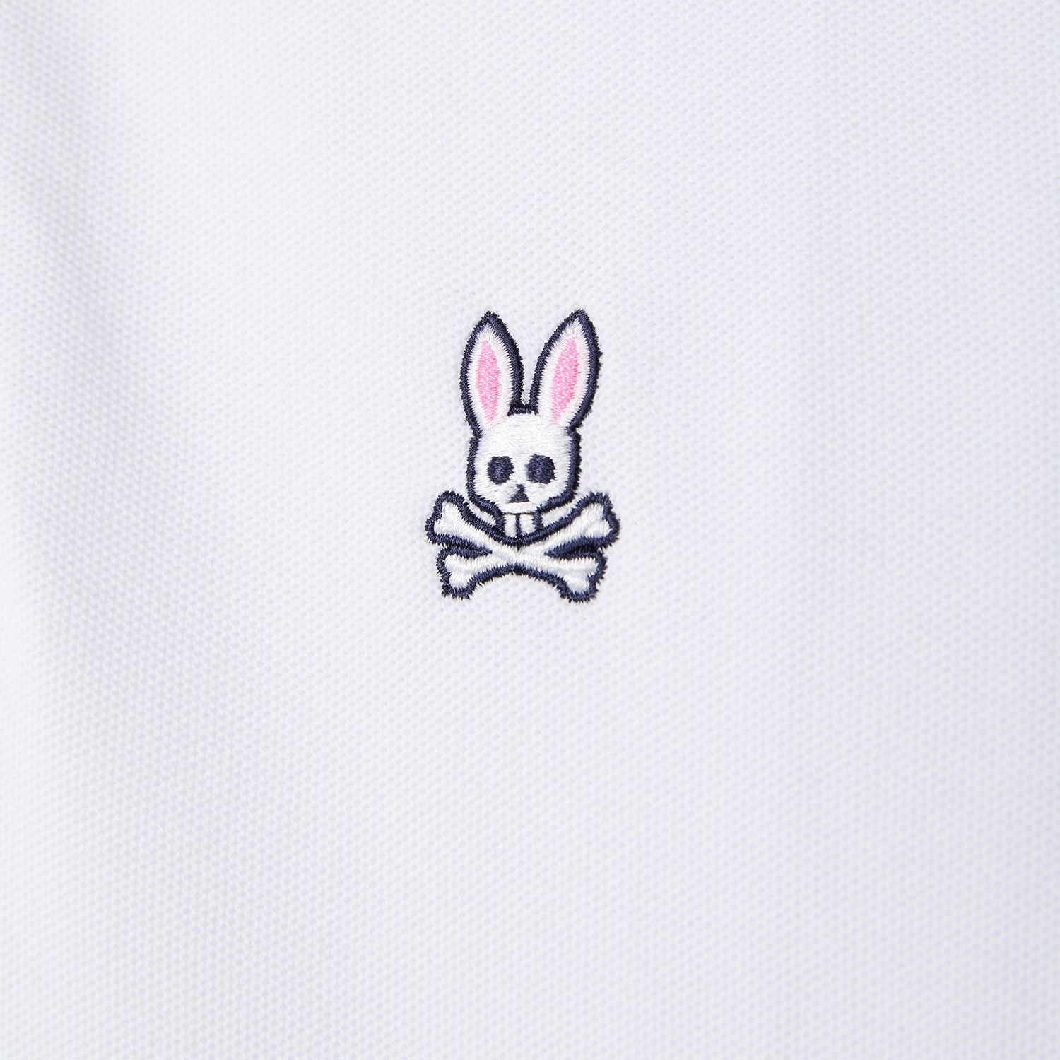 Polo pour homme par Psycho Bunny | Kinsbury B6K235B200 Blanc | Machemise.ca, vêtements mode pour hommes