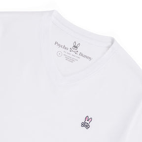 T-Shirt pour homme par Psycho Bunny | Classic B6U100ARPC Blanc | Machemise.ca, vêtements mode pour hommes