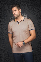 Polo for men by Au Noir | BENZ Orange | Menshirt.com, complete inventory of the Au Noir brand