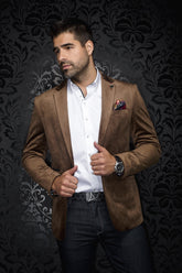 Blazer for men by Au Noir | BOGART Brown | Menshirt.com, complete inventory of the Au Noir brand