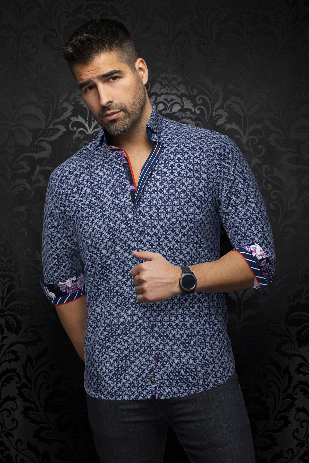 Chemise manches longues pour homme par Au Noir | BOSCO Marine | Machemise.ca, inventaire complet de la marque Au Noir