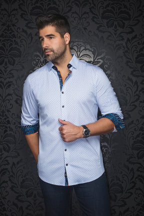 Knit shirt | CALDARA Light Lavender
