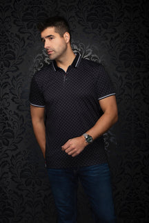 Polo pour homme par Au Noir | DARREN Noir | Machemise.ca, inventaire complet de la marque Au Noir