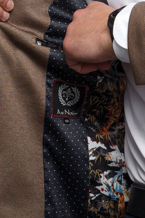 Blazer for men by Au Noir | DELON Tobacco | Menshirt, complete inventory of the Au Noir brand