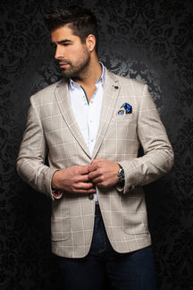Blazer for men by Au Noir | DUSTIN Beige | Menshirt.com, complete inventory of the Au Noir brand