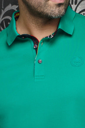 Polo for men by Au Noir | EAGLE Kelly Green | Menshirt, complete inventory of the Au Noir brand