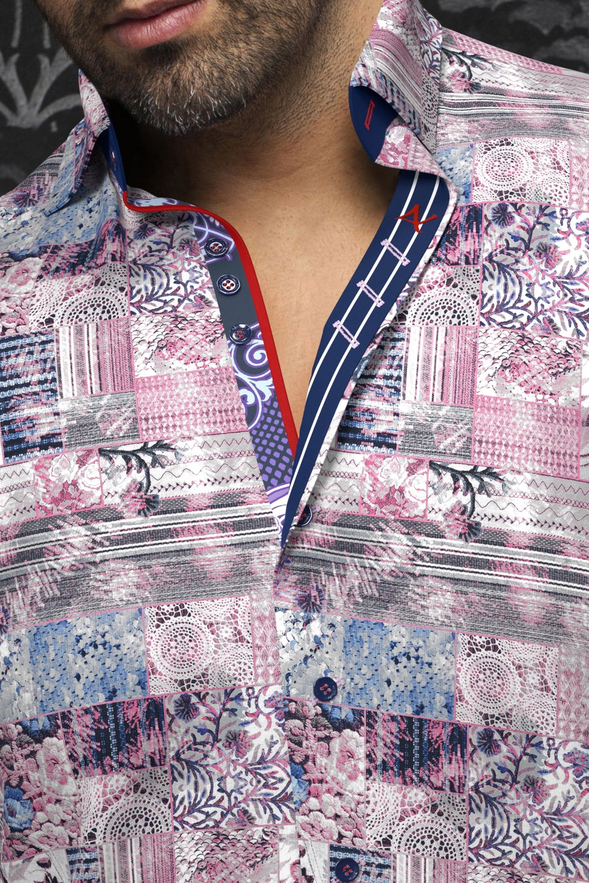 Chemise manches longues pour homme par Au Noir | EASTON Rose | Machemise.ca, inventaire complet de la marque Au Noir