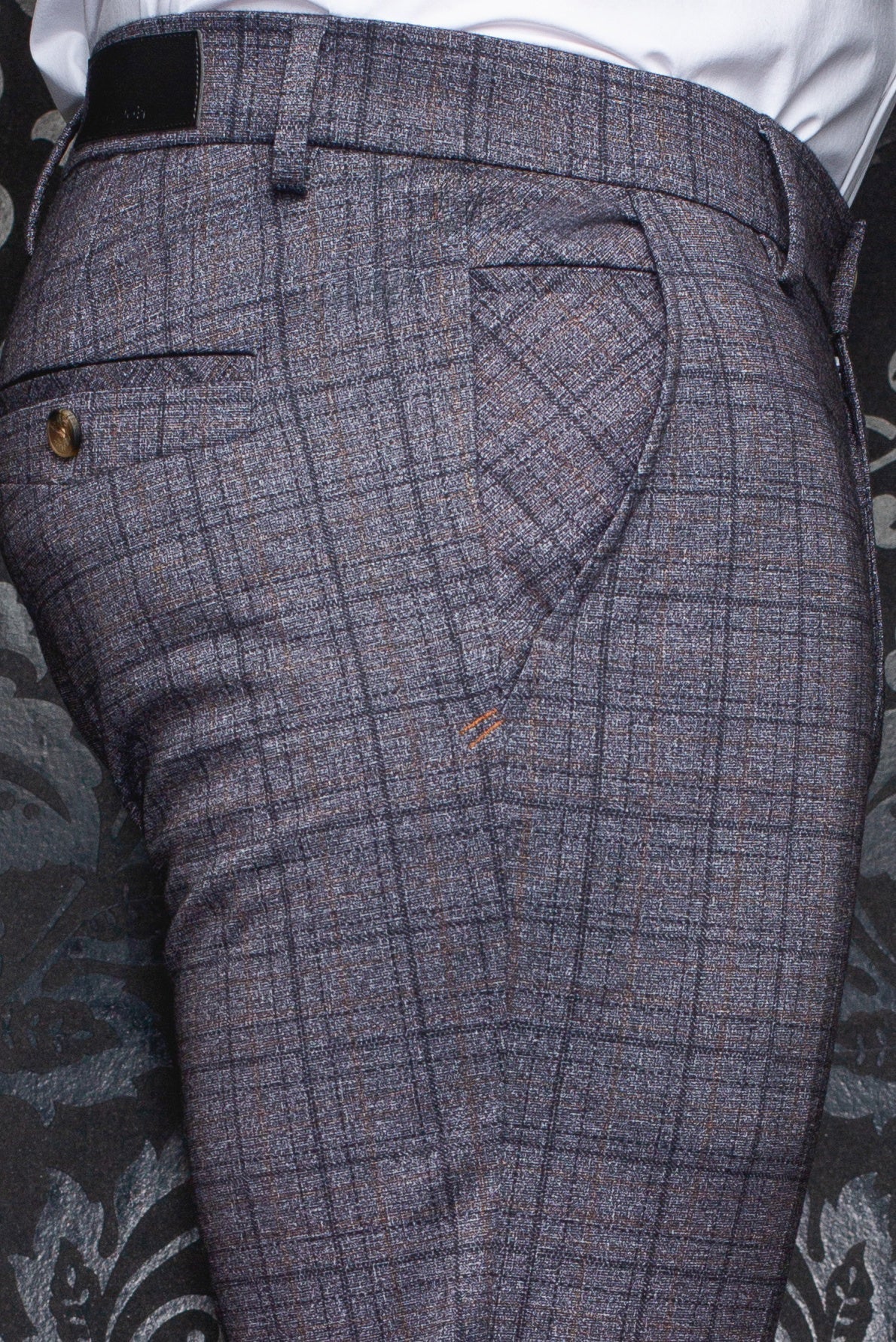 Pantalon pour homme par Au Noir | BERETTA-FIENNES Gris | Machemise.ca, inventaire complet de la marque Au Noir