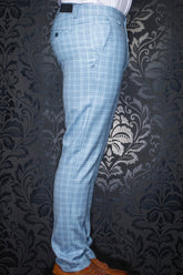 Pants for men by Au Noir | HANKS-WESSON Light Blue | Menshirt.com, complete inventory of the Au Noir brand