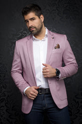 Blazer for men by Au Noir | HOFFMAN Raspberry | Menshirt, complete inventory of the Au Noir brand