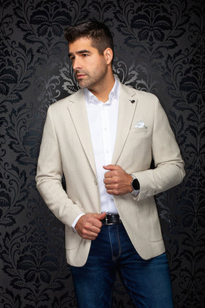 Veston pour homme par Au Noir | JACE Beige | Machemise.ca, inventaire complet de la marque Au Noir