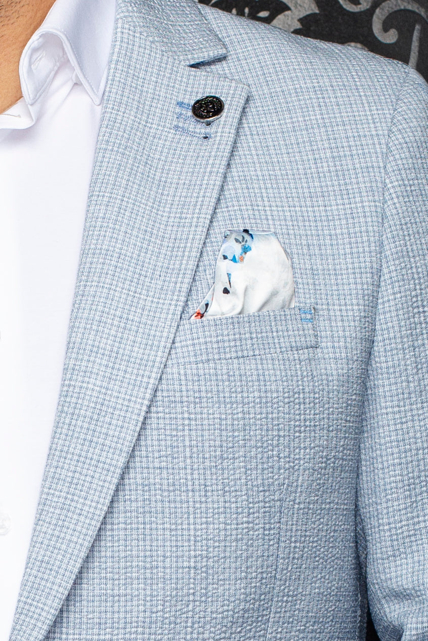 Veston pour homme par Au Noir | JACE Bleu Pâle | Machemise.ca, inventaire complet de la marque Au Noir